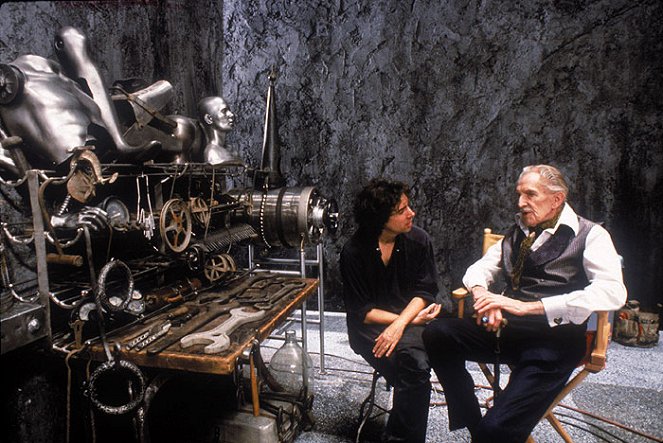Střihoruký Edward - Z natáčení - Tim Burton, Vincent Price