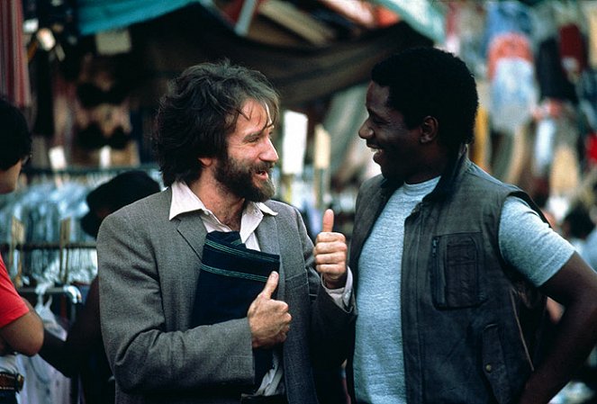 Moskwa nad rzeką Hudson - Z filmu - Robin Williams, Cleavant Derricks
