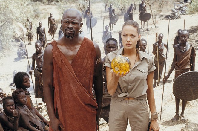 Lara Croft - Tomb Raider: Kolébka života - Z filmu - Djimon Hounsou, Angelina Jolie