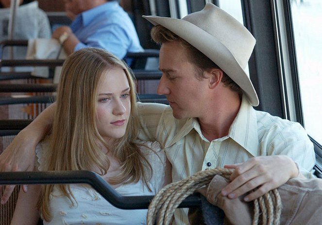 En el valle - De la película - Evan Rachel Wood, Edward Norton