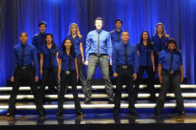 Glee - De filmes - Dijon Talton, Chris Colfer, Jenna Ushkowitz, Naya Rivera, Heather Morris, Cory Monteith, Harry Shum Jr., Mark Salling, Lea Michele, Dianna Agron, Amber Riley