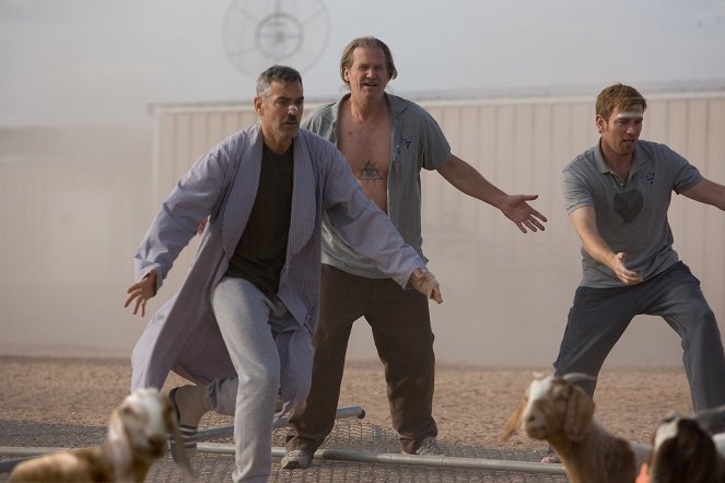 Männer, die auf Ziegen starren - Filmfotos - George Clooney, Jeff Bridges, Ewan McGregor