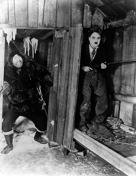 Aranyláz - Filmfotók - Mack Swain, Charlie Chaplin