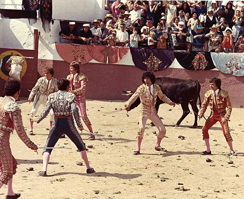 Les Charlots font l'Espagne - De la película - Jean Sarrus, Gérard Filippelli, Jean-Guy Fechner, Gérard Rinaldi