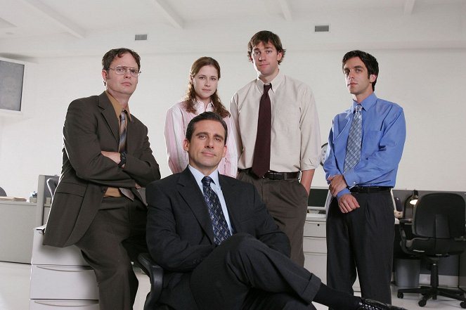 Das Büro - Season 2 - Werbefoto - Rainn Wilson, Steve Carell, Jenna Fischer, John Krasinski, B.J. Novak