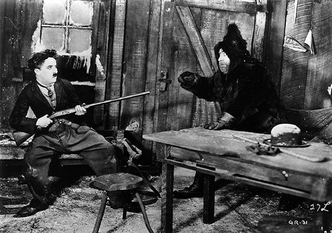 Gorączka złota - Z filmu - Charlie Chaplin, Mack Swain