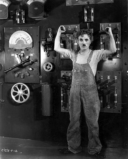 Dzisiejsze czasy - Z filmu - Charlie Chaplin