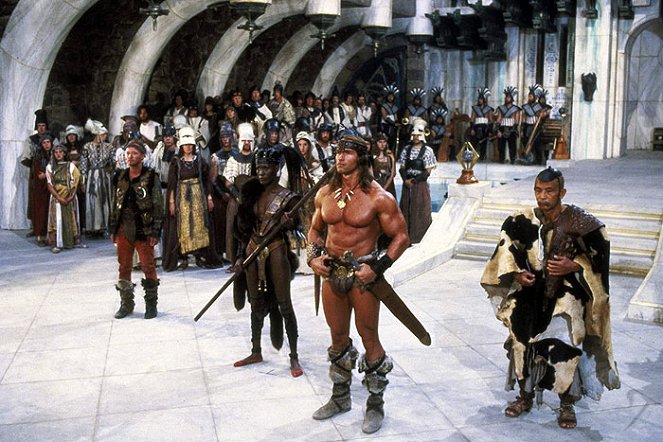 Conan le destructeur - Film - Tracey Walter, Grace Jones, Arnold Schwarzenegger, Mako