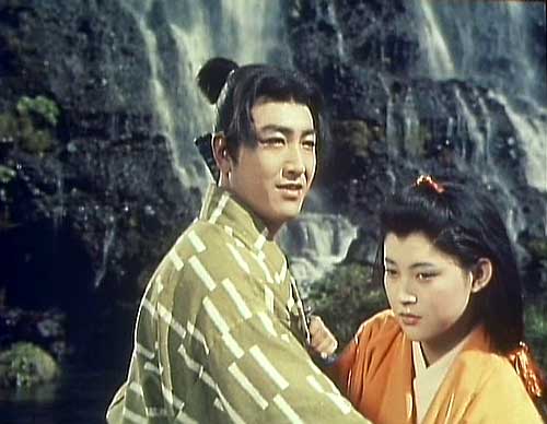Mijamoto Musaši kankecuhen: Kettó Ganrjúdžima - De la película - 鶴田浩二, Mariko Okada