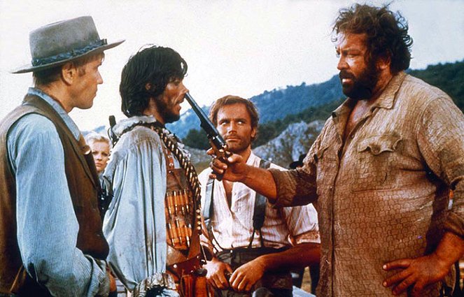 Trinitá - Cowboy Insolente - Do filme - Luciano Rossi, Terence Hill, Bud Spencer