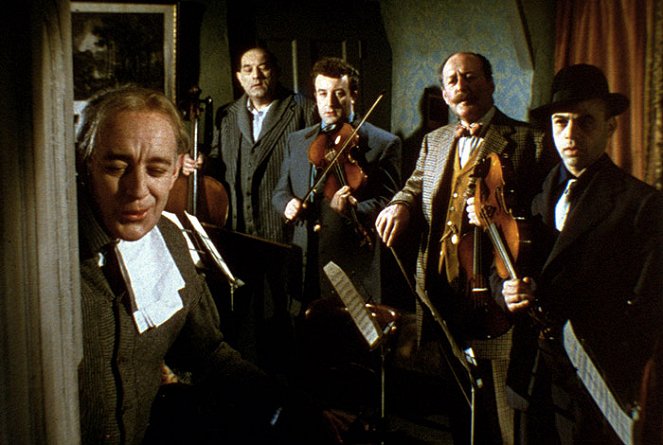 El quinteto de la muerte - De la película - Alec Guinness, Danny Green, Peter Sellers, Cecil Parker, Herbert Lom