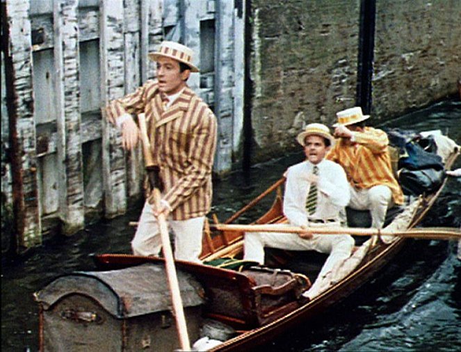 Kolme miestä veneessä - Kuvat elokuvasta - Laurence Harvey, David Tomlinson