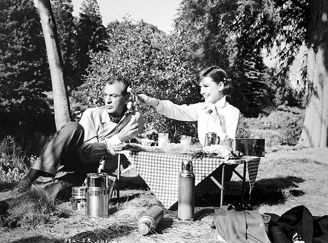Love in the Afternoon - Do filme - Gary Cooper, Audrey Hepburn