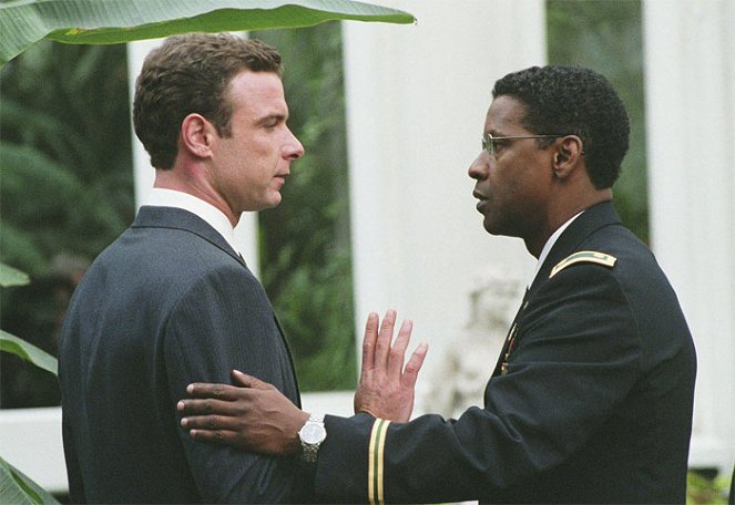 Kandydat - Z filmu - Liev Schreiber, Denzel Washington