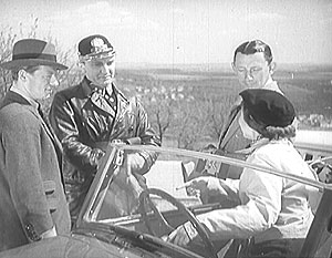 Tři muži na silnici (slečnu nepočítaje) - Filmfotos - Josef Maleček, Čeněk Šlégl, Vlasta Burian, Hanna Witt