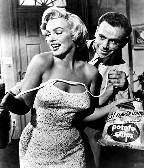 Slamený vdovec - Z filmu - Marilyn Monroe, Tom Ewell