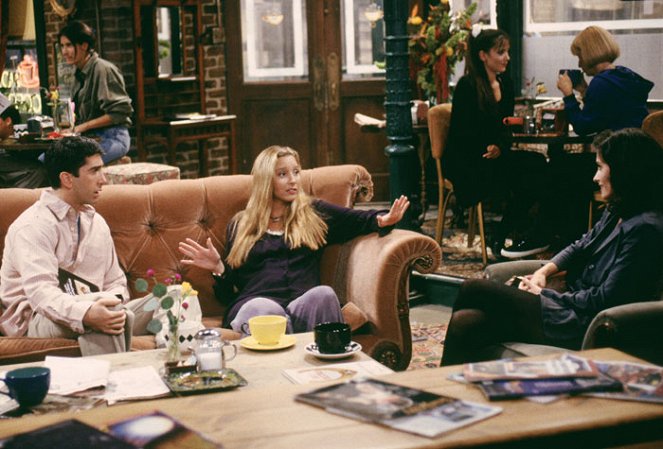 Friends - The One with George Stephanopoulos - Kuvat elokuvasta - David Schwimmer, Lisa Kudrow, Courteney Cox