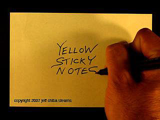 Yellow Sticky Notes - Do filme