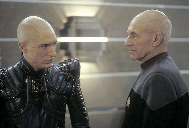 Star Trek 10. - Nemezis - Filmfotók - Tom Hardy, Patrick Stewart