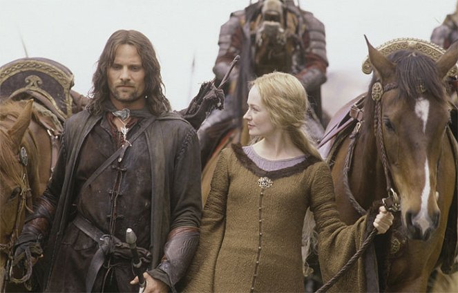 The Lord of the Rings: The Two Towers - Photos - Viggo Mortensen, Miranda Otto