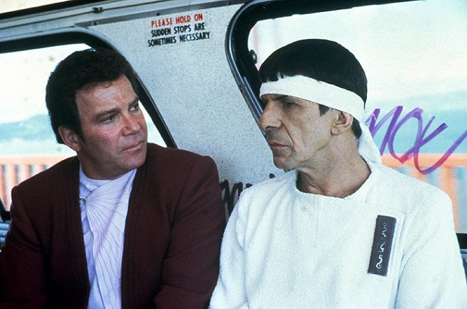 Star Trek IV - Zurück in die Gegenwart - Filmfotos - William Shatner, Leonard Nimoy