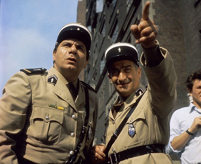 Der Gendarm vom Broadway - Filmfotos - Michel Galabru, Louis de Funès