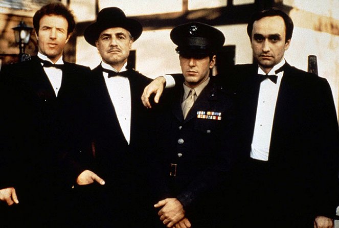 El padrino - Promoción - James Caan, Marlon Brando, Al Pacino, John Cazale