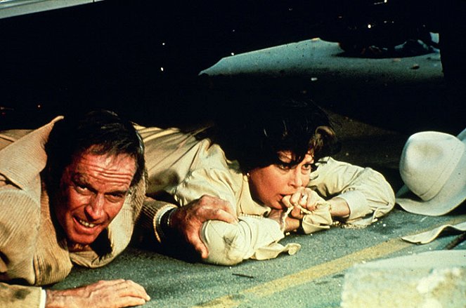Trzęsienie ziemi - Z filmu - Charlton Heston, Ava Gardner