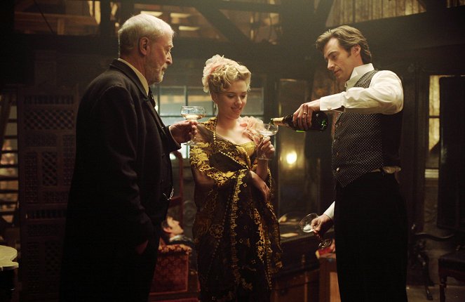 Prestige - Meister der Magie - Filmfotos - Michael Caine, Scarlett Johansson, Hugh Jackman