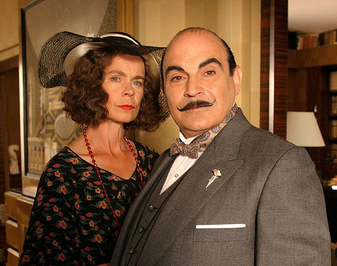 Poirot - Taken at the Flood - Promoción - Celia Imrie, David Suchet