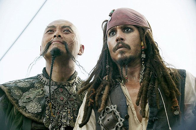 Piraci z Karaibów: Na krańcu świata - Z filmu - Yun-fat Chow, Johnny Depp