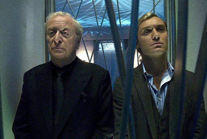 Sleuth - Do filme - Michael Caine, Jude Law