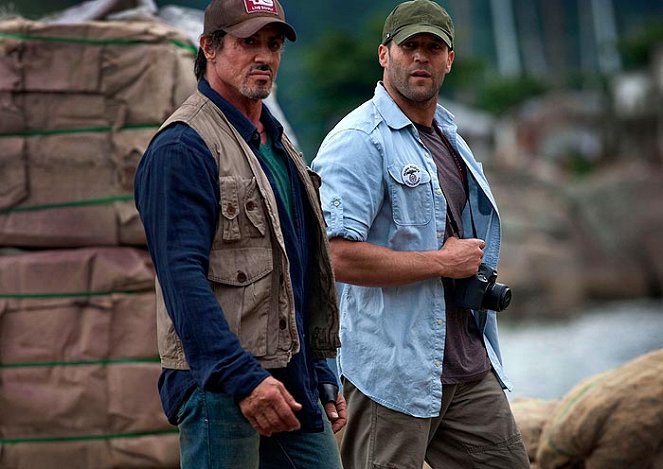 Los mercenarios - De la película - Sylvester Stallone, Jason Statham