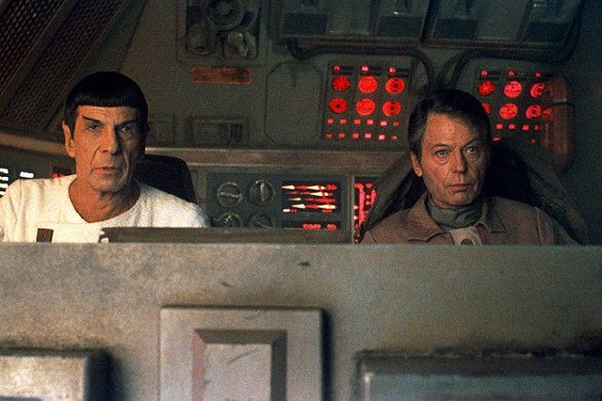 Star Trek IV - Zurück in die Gegenwart - Filmfotos - Leonard Nimoy, DeForest Kelley