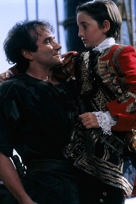 Hook (El capitán Garfio) - De la película - Robin Williams, Charlie Korsmo