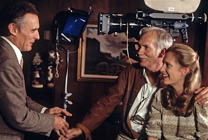 The Osterman Weekend - Van de set - Dennis Hopper, Sam Peckinpah