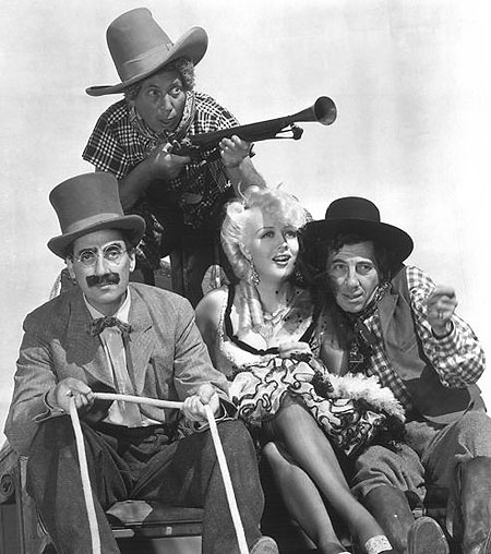 En dag i vilda västern - Promokuvat - Groucho Marx, Harpo Marx, Chico Marx