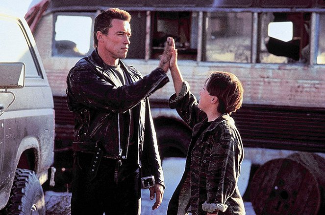 Terminator 2: El juicio final - De la película - Arnold Schwarzenegger, Edward Furlong