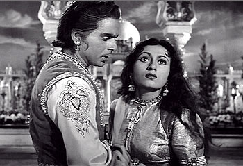 Mughal-E-Azam - Z filmu - Dilip Kumar, Madhubala