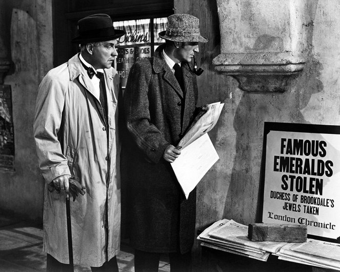 Sherlock Holmes: Gefährliche Mission - Filmfotos - Nigel Bruce, Basil Rathbone