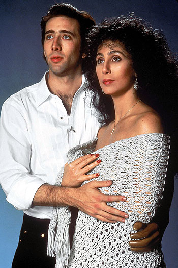 Mondsüchtig - Werbefoto - Nicolas Cage, Cher