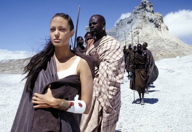 Lara Croft - Tomb Raider: Kolíska života - Z filmu - Angelina Jolie, Djimon Hounsou