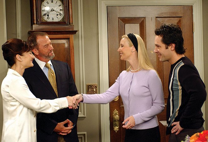 Friends - Season 9 - The One with Ross's Inappropriate Song - Photos - Cristine Rose, Gregory Itzin, Lisa Kudrow, Paul Rudd