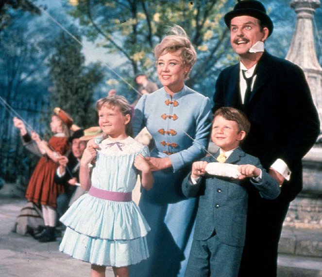 Mary Poppins - Filmfotók - Karen Dotrice, Glynis Johns, Matthew Garber, David Tomlinson