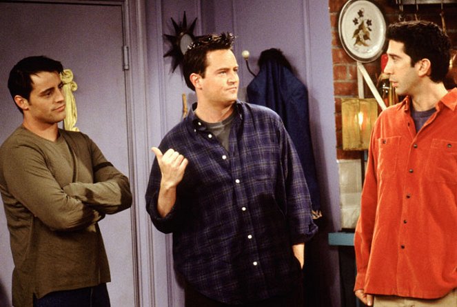 Friends - Season 6 - Der letzte Abend - Filmfotos - Matt LeBlanc, Matthew Perry, David Schwimmer