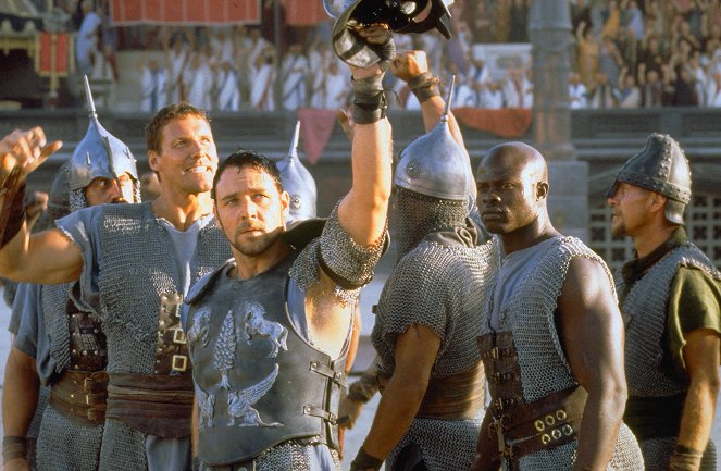 Gladiator (El gladiador) - De la película - Ralf Moeller, Russell Crowe, Djimon Hounsou