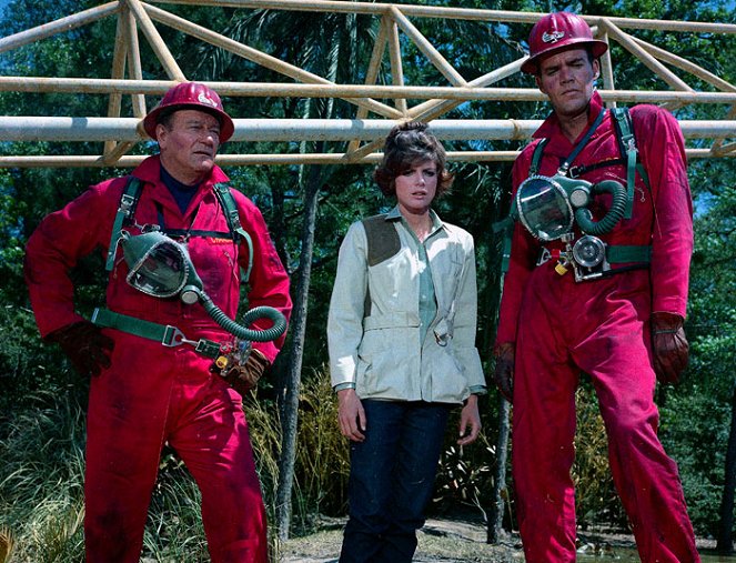 Bojovníci s peklem - Z filmu - John Wayne, Katharine Ross, Jim Hutton
