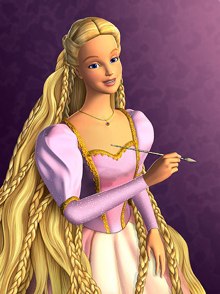 Barbie, mint Rapunzel - Filmfotók