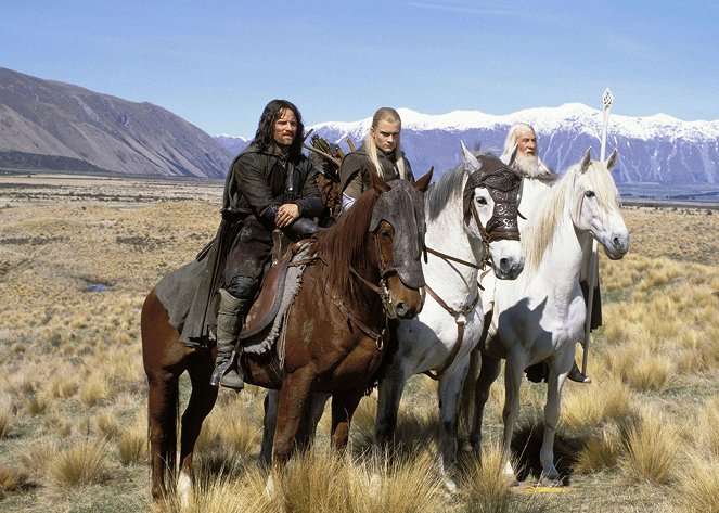 The Lord of the Rings: The Two Towers - Photos - Viggo Mortensen, Orlando Bloom, Ian McKellen