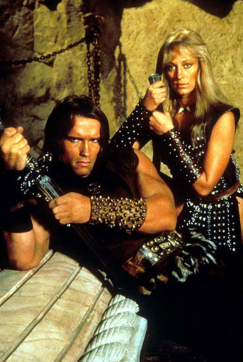 Conan le barbare - Promo - Arnold Schwarzenegger, Sandahl Bergman